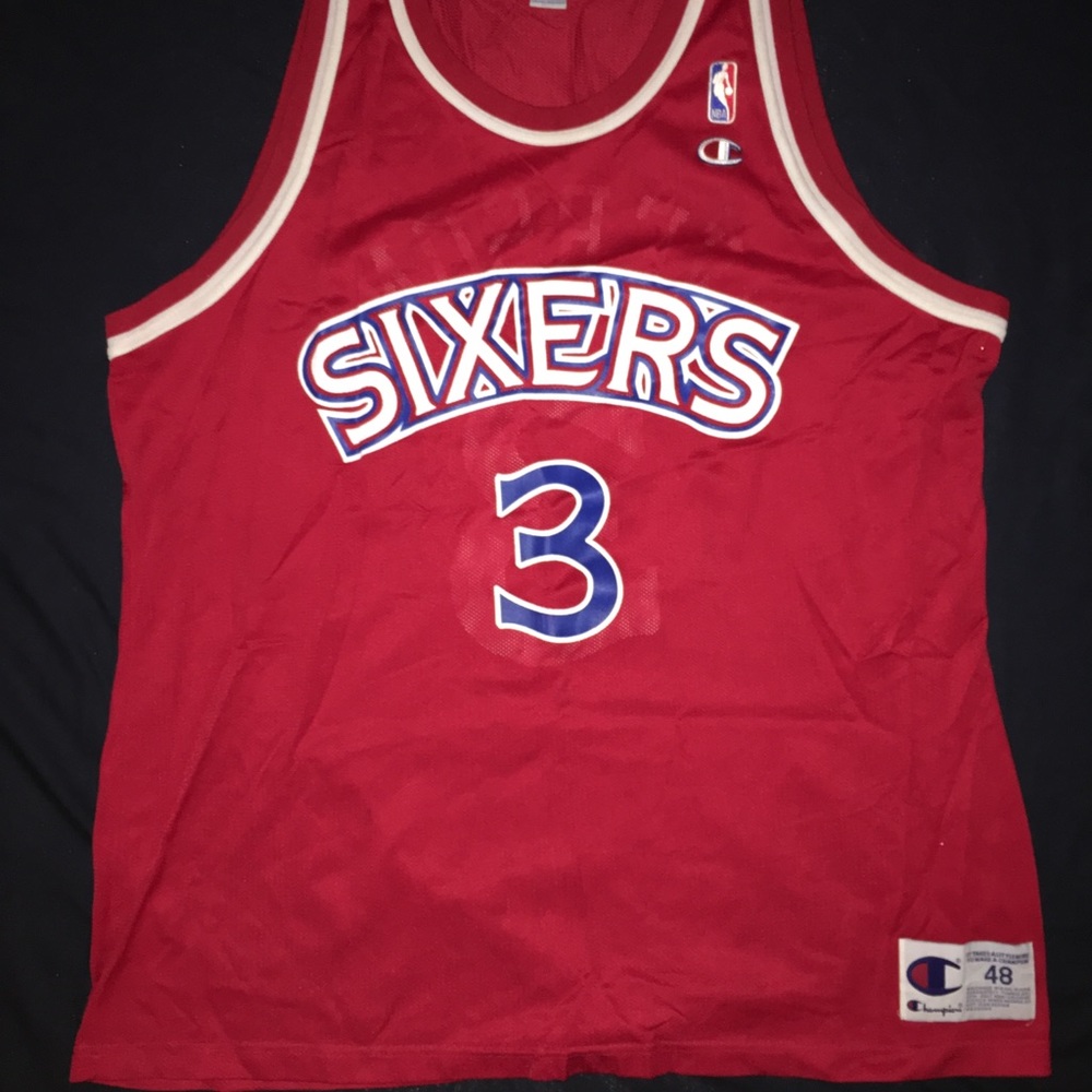 Vintage Allen Iverson Philadelphia 76ers Jersey XL